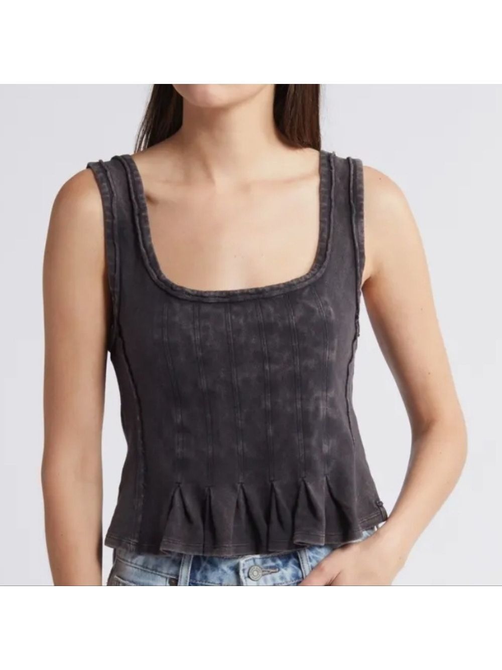 Free People Roller Peplum tank top! NWT! - Picture 4 of 6